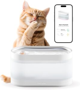 Petcube Pet Water Fountain | Automatic Wireless Fountain for Cats & Dogs