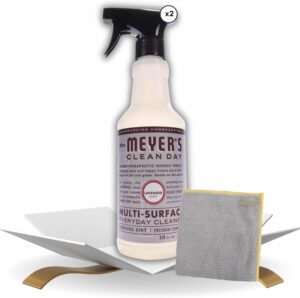 Grove All Purpose Cleaner Lavender Scent 16 oz + Microfiber Cloth (3 Items)