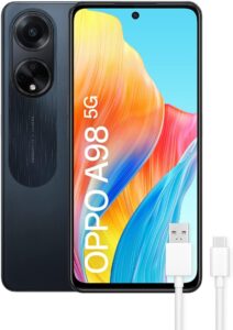 Oppo A98 5G Dual-Sim 256GB+8GB (GSM Unlocked) Cool Black - Intl Version