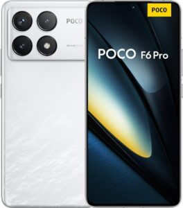 Xiaomi Poco F6 Pro 5G 512GB 12GB Global Unlocked 6.67" 120Hz 50MP Triple Cam (White)