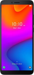 TCL ION V |2023| 6.0" HD+ Display, 3+32GB, 3000mAh, Android 13, Space Black (Renewed)