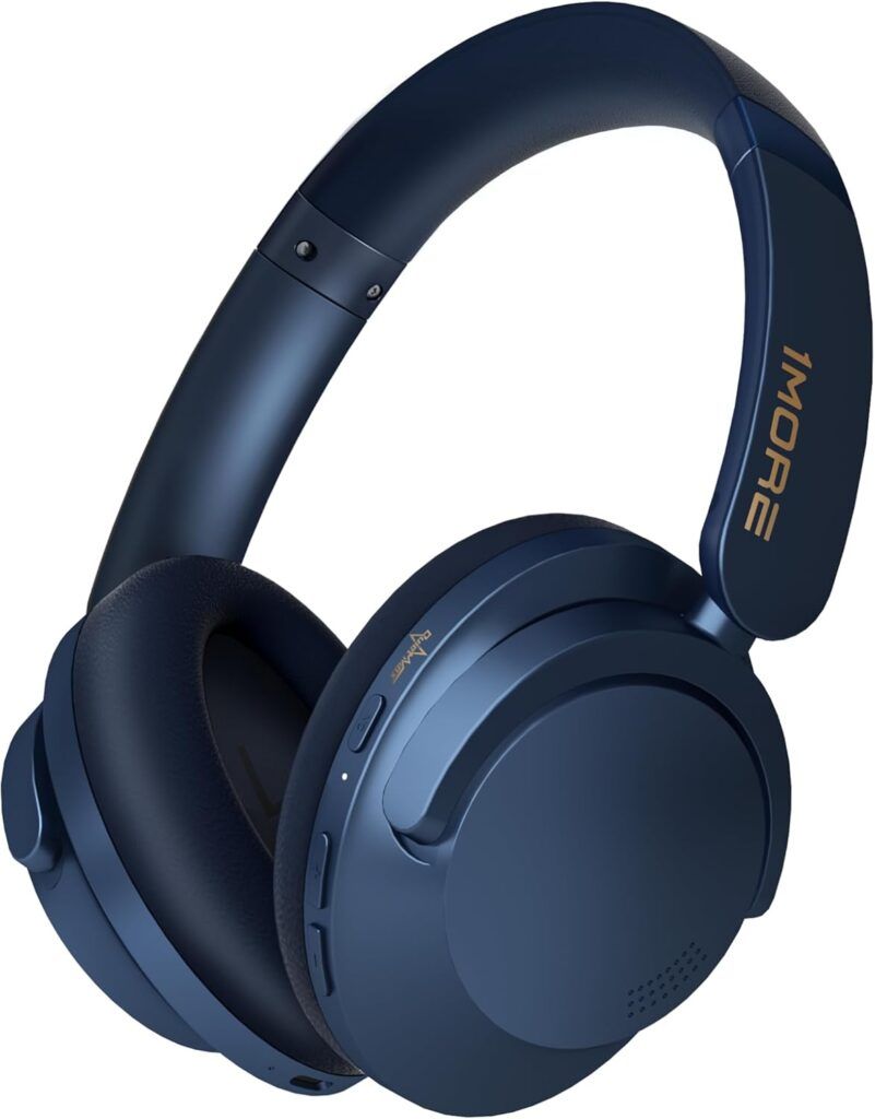 1MORE SonoFlow-Pro (HQ51) - Over-ear BT 5.4 headphones w/ LDAC, 100H playtime, QuietMax ANC, comfy fit, clear calls (Navy).