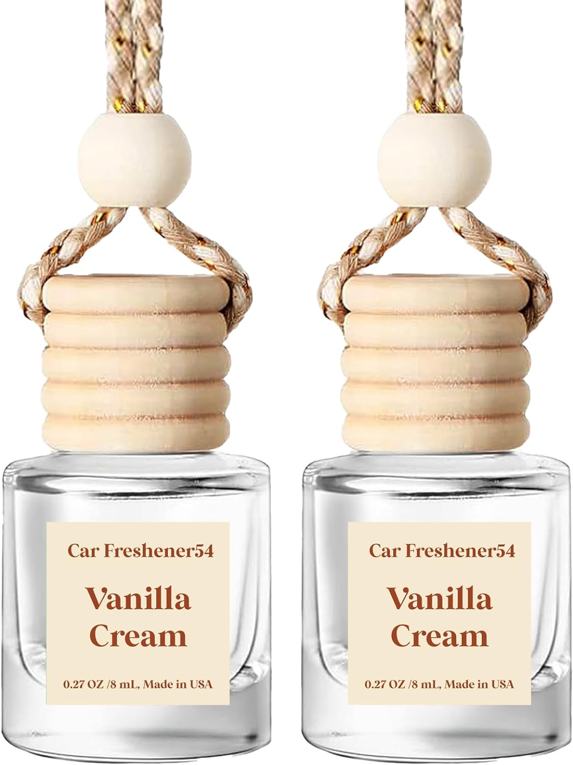 Here’s the rewritten SEO title within 60 characters:  
"HoogaLife Car Air Freshener Diffuser 2 Pack – Vanilla Cream, 45+ Days"  
Let me know if you'd like any refinements!