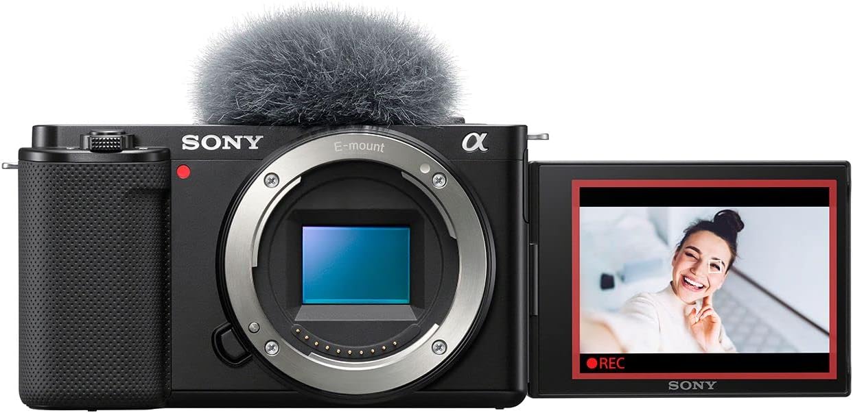 Sony Alpha ZV-E10 APS-C Mirrorless Vlog Camera - Black