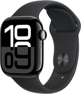 Apple Watch Series 10 [GPS, 46mm] - Jet Black Aluminum (Renewed)