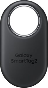 Samsung Galaxy SmartTag2, Bluetooth Tracker, GPS Locator for Keys, Wallet, Pets, Android 11+, 2023, Black
