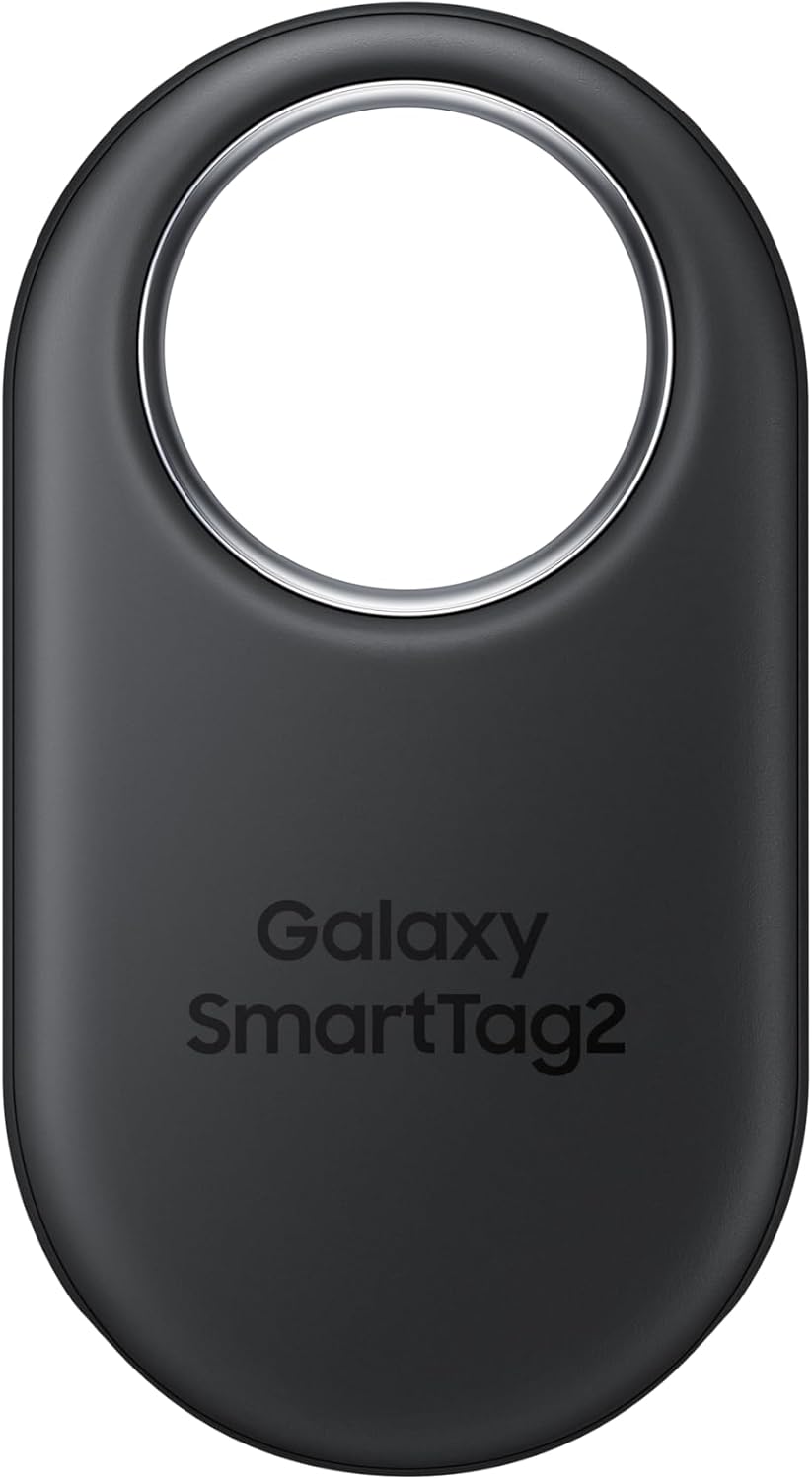 Samsung Galaxy SmartTag2, Bluetooth Tracker, GPS Locator for Keys, Wallet, Pets, Android 11+, 2023, Black