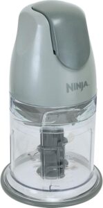 Ninja QB900B Master Prep Food Processor Blender, 48 oz Pitcher & 16 oz Bowl, 400W, Dishwasher Safe, Grey