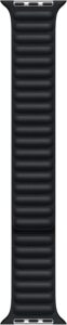 Apple Watch Band Leather Link 45mm Midnight Medium/Large