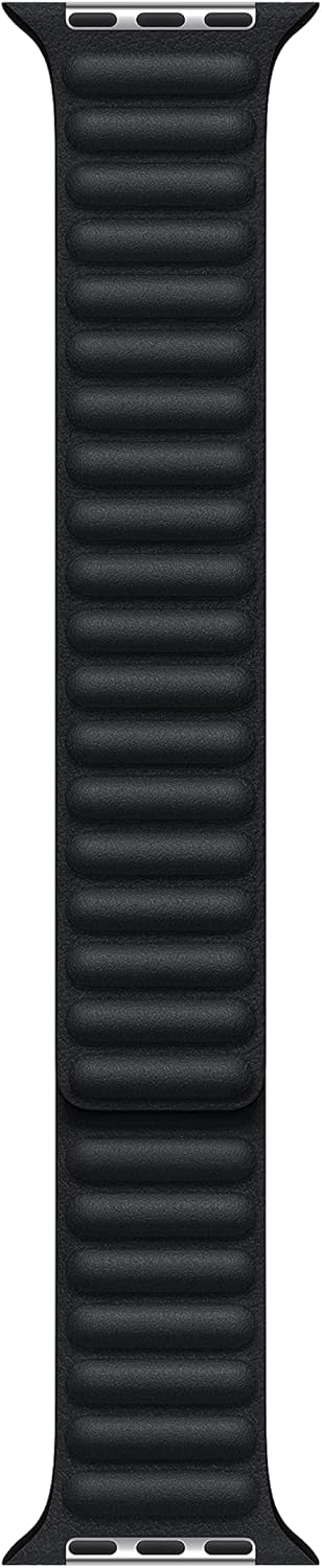 Apple Watch Band Leather Link 45mm Midnight Medium/Large