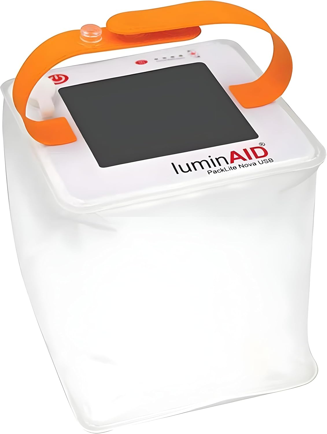 LuminAID Solar Camping Lantern - Inflatable LED Lamp for Camping, Hiking, Travel - Emergency Light for Outages, Survival Kits - Shark Tank Featured