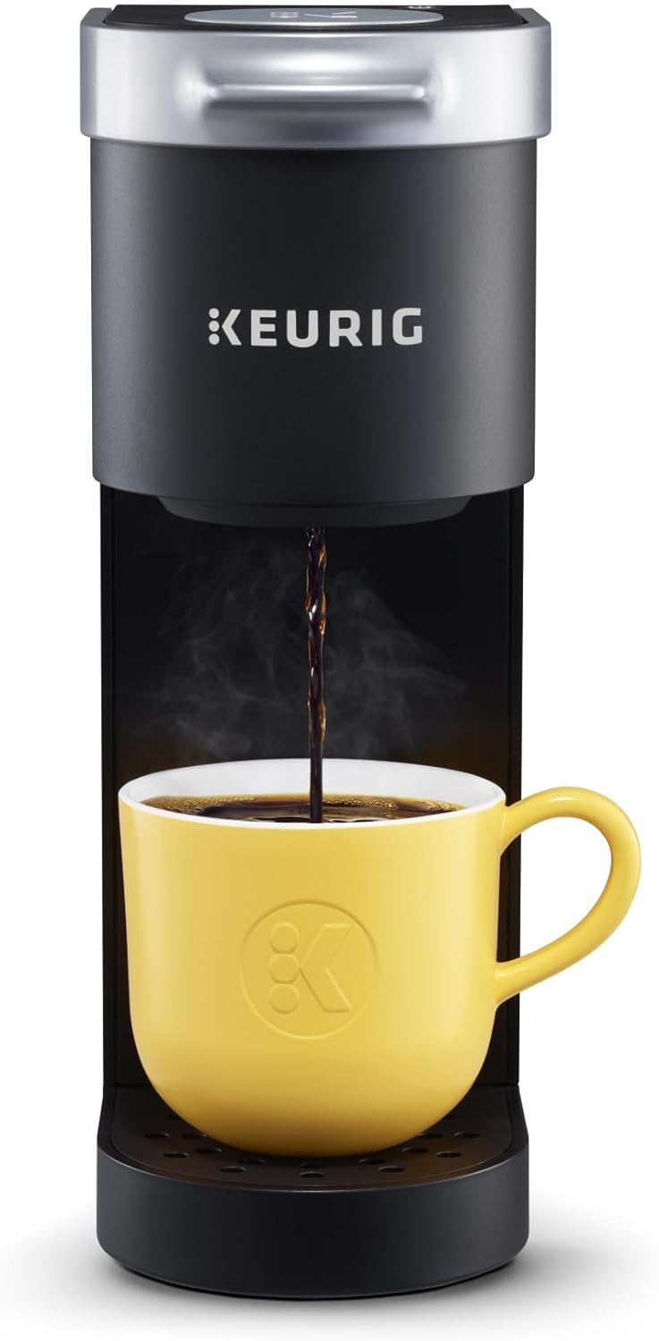 Keurig K-Mini Single Serve K-Cup Pod Coffee Maker, 6-12oz Brew, Cord Storage, Compact, Black