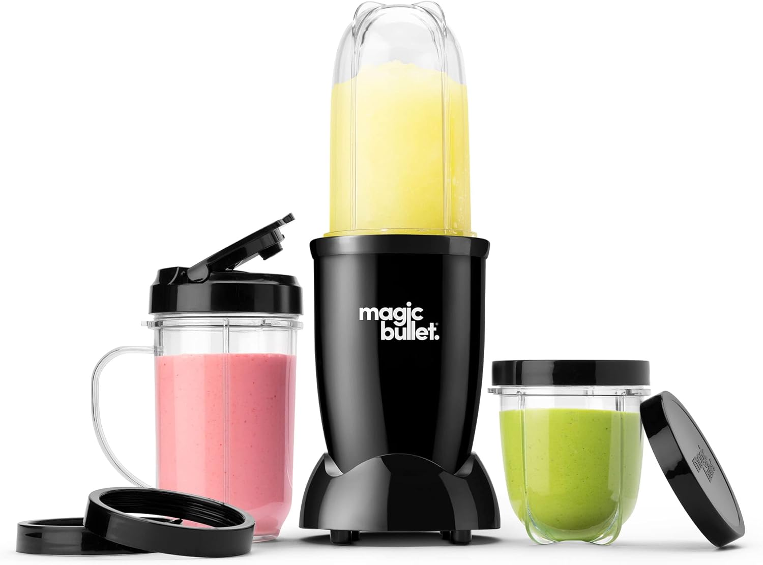 SEO Magic Bullet Blender, Small, Black, 11 Piece Set