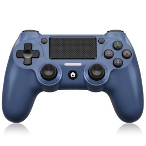 Oraula Wireless PS4 Controller, Compatible with P4/Pro/Slim/PC, Dual Vibration, Turbo, Type-C