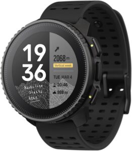SUUNTO Vertical GPS Sports Watch, 1.4" Touchscreen, 95+ Workouts, HR & Sleep Tracking, 60-Day Battery, Dual-GNSS, Offline Maps, Black