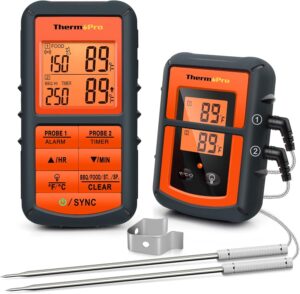ThermoPro TP08 500FT Wireless Meat Thermometer for Grilling Smoker BBQ