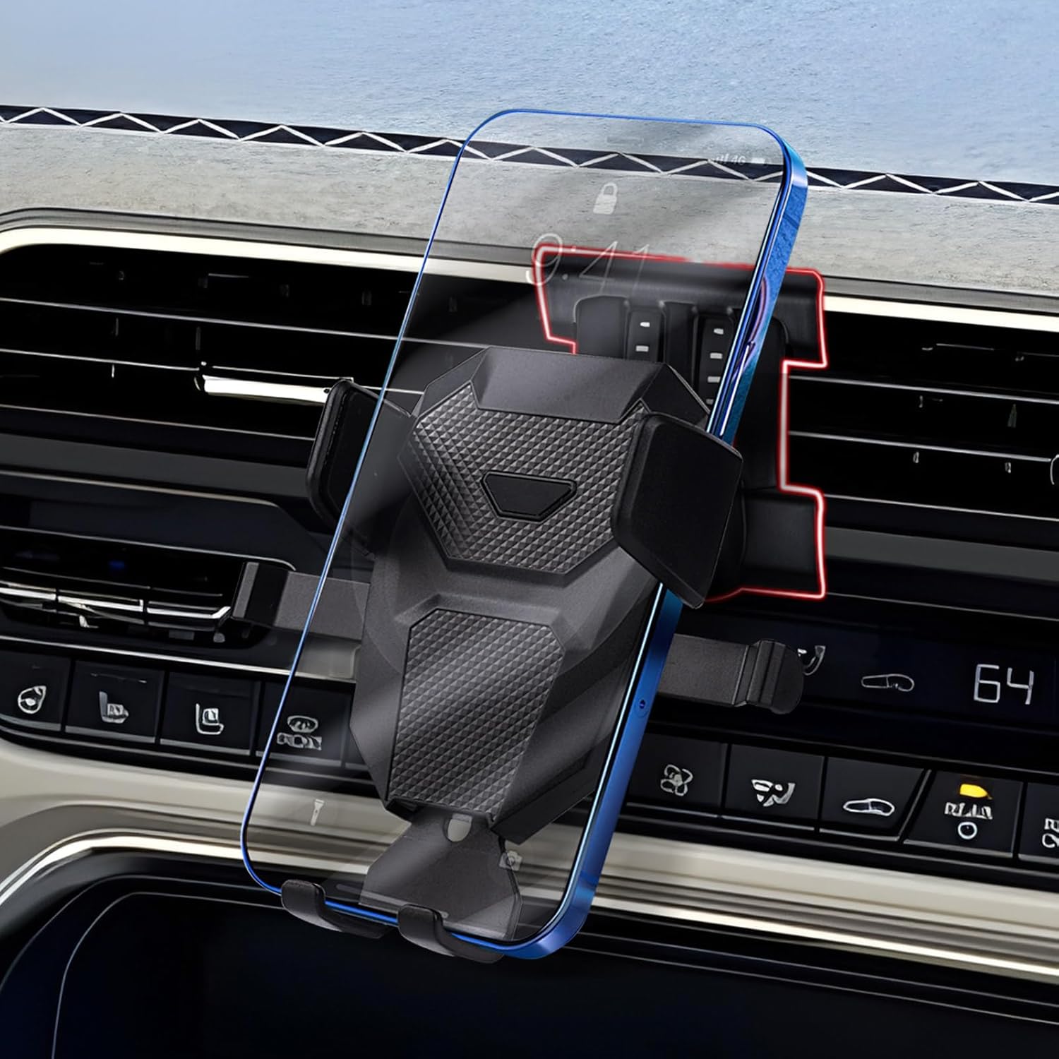 Karltys Car Phone Holder for Mazda CX90 2024 2025 CX70 2025, CX-90 CX-70 Air Vent Mount for iPhone Android Phones