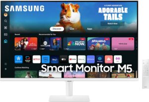SAMSUNG 27-Inch M5 (M50D) FHD Smart Monitor, Streaming TV, HDR10, Gaming Hub