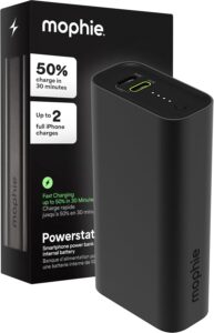 mophie Powerstation 10,000mAh Power Bank (Gen 3) – 30W USB-C PD, Fast Charging