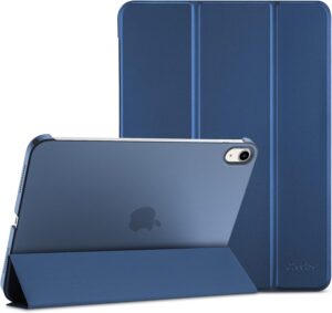 ProCase for iPad 11th/10th Gen Case, Slim Smart Cover, Translucent Hard Shell - Navy