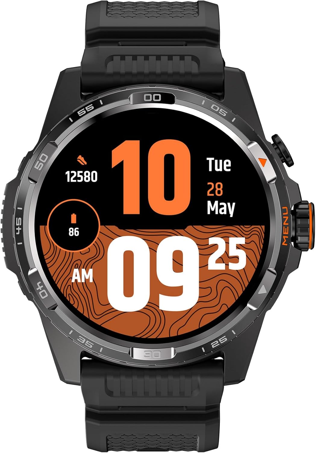 Ticwatch Atlas Smartwatch for Men Wear OS 90Hr Battery 110+ Workout Modes GPS 5ATM
