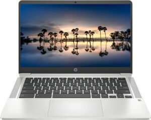 HP 2023 14" Chromebook, Intel 3.10GHz, 4GB RAM, 128GB SSD, Intel 4K, WiFi 6, Chrome OS (Renewed)