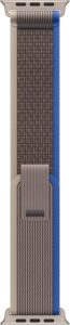 Apple Watch Band - Trail Loop (49mm) - Blue/Gray - Rugged Titanium - M/L