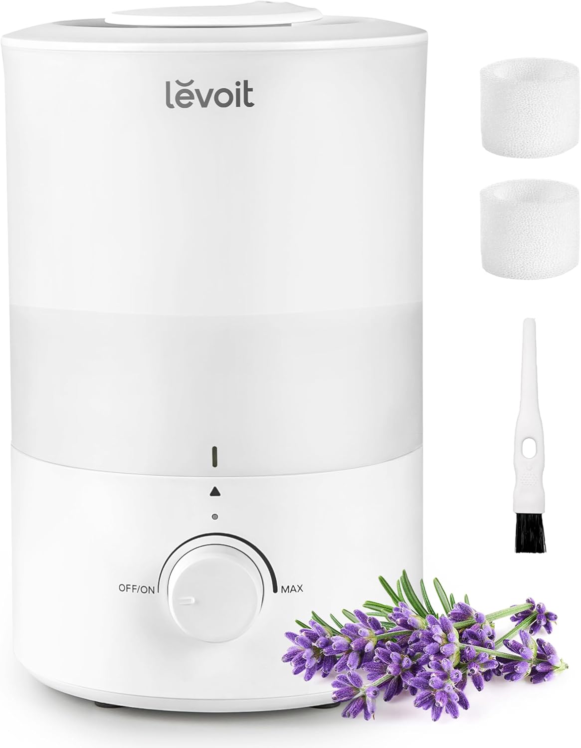 LEVOIT Humidifiers for Bedroom, Quiet Cool Mist Top Fill 3L, 25W, 360 Nozzle
