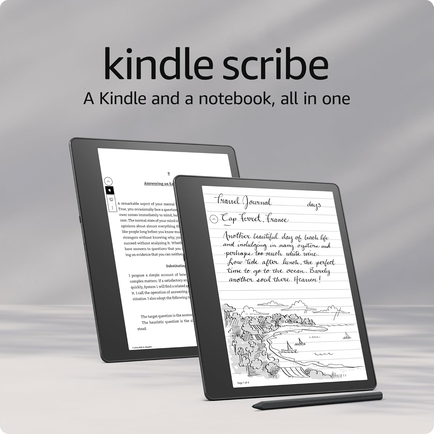 Like-New Amazon Kindle Scribe 16 GB – 10.2" 300 ppi, Premium Pen