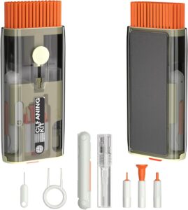Laptop Cleaner, All in 1 AirPod Cleaner Kit, Keyboard Cleaner Set, MacBook Cleaner, Earphone & Camera Cleaning Kit, Tablet & Screen Dust Brush, PC/TV/Lens Cleaner, Computer Vacuum