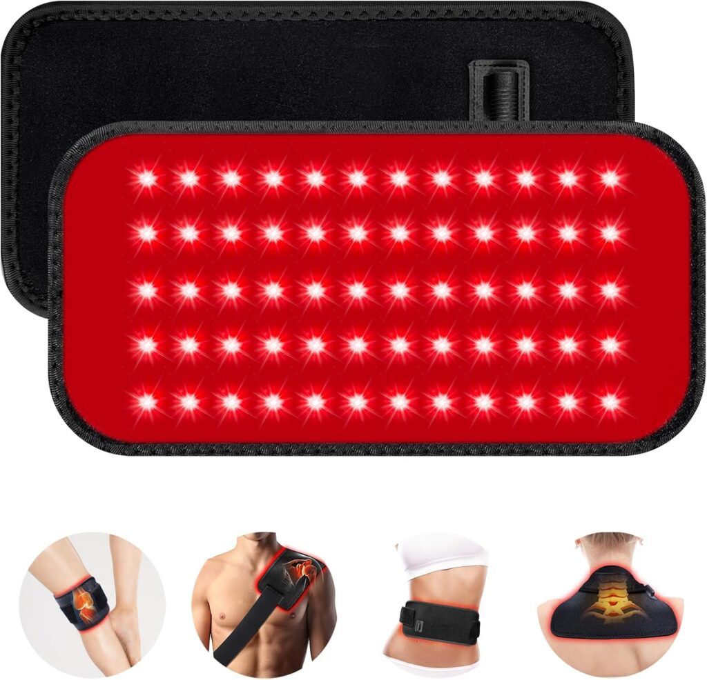Red Light Therapy Belt, Infrared Light Therapy for Body, Wearable Wrap with Timer for Back...