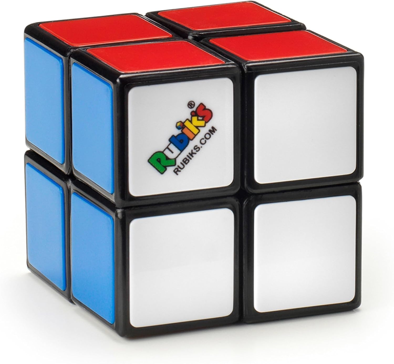 Rubik's Cube, The Official 2x2 Rubik's Cube, Mini Problem-Solving Brain Teaser, Color-Matching Puzzle, Fidget Toy & Sensory Puzzle, Easter Basket Stuffers, for Ages 8 & Up