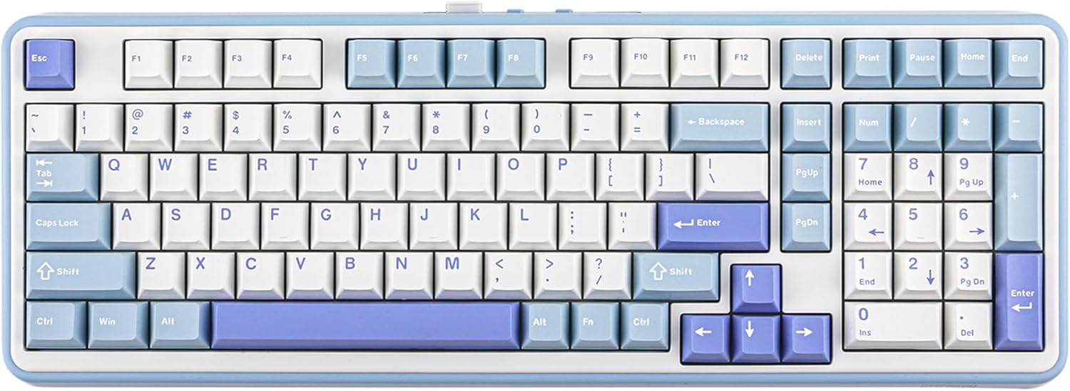 EPOMAKER TH99 Tri-Mode Wireless Mechanical Keyboard, 8000mAh, Hot-Swappable RGB