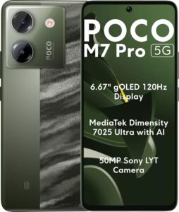 Poco M7 Pro 5G 256GB 12GB (T-Mobile/Mint/Tello/Global) 50MP Sony Cam 120Hz