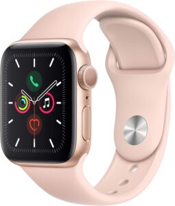 Apple Watch Series 5 (GPS, 40mm) - Gold Aluminum Case with Pink Sport Band
