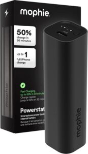 mophie Powerstation Mini 5K (Gen 3) 20W USB-C PD, Black