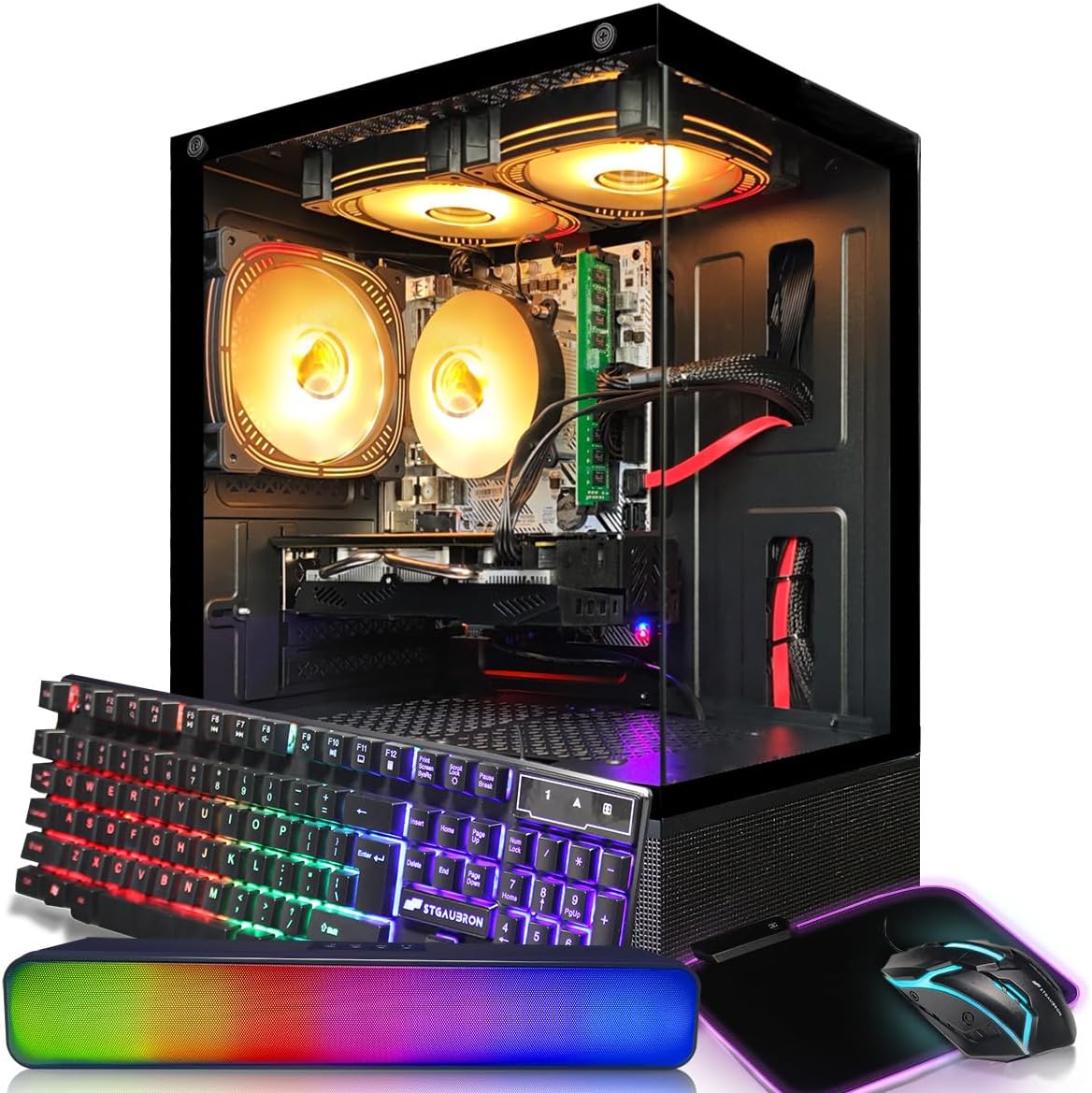 Aubron Gaming PC: Intel i5 3.6G, RX 590 8G, 16G RAM, 1T SSD, Win 10