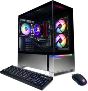 CyberPowerPC Gamer Xtreme VR Gaming PC, Intel i5-13400F, RTX 4060 8GB, 16GB DDR5, 1TB SSD, Win 11 (GXiVR8060A24)