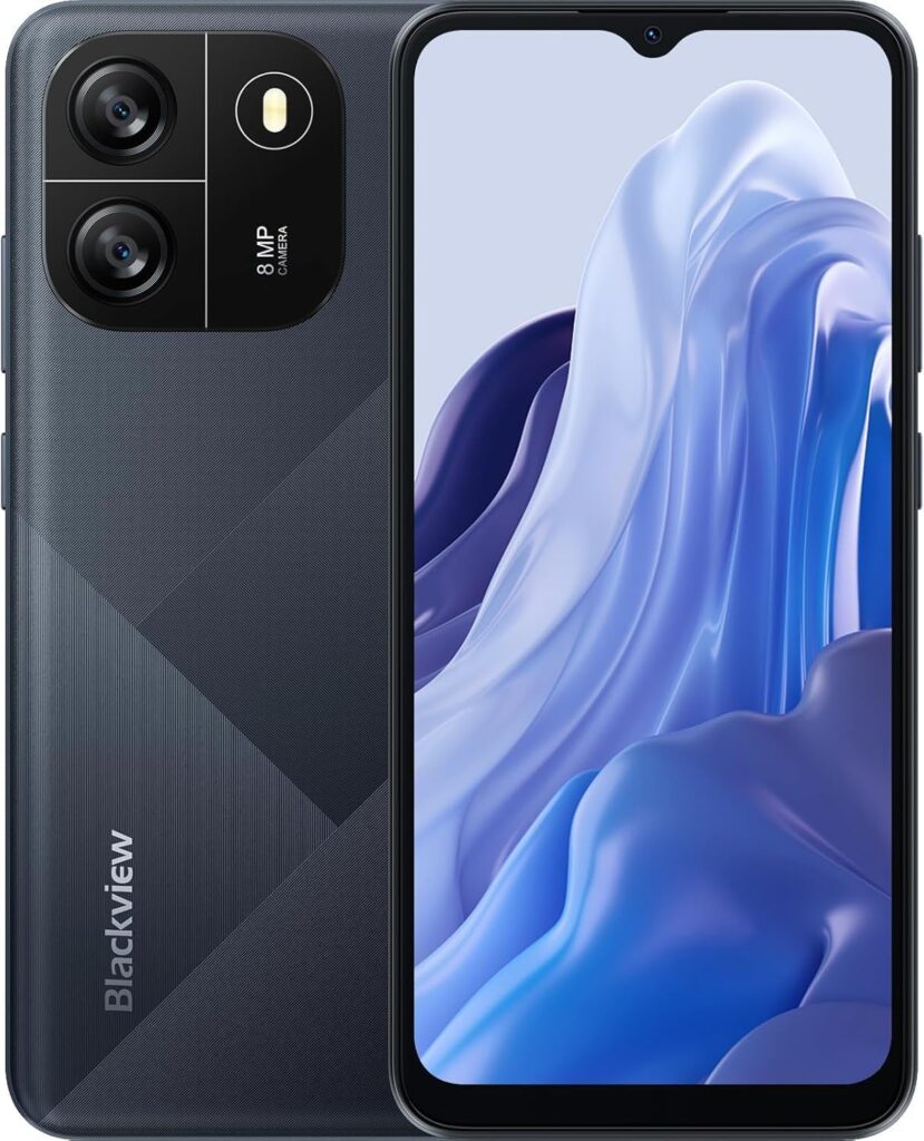 Blackview Wave 6C Unlocked Android 13, 6.52" HD+, 5100mAh, 4GB+32GB, 8MP+5MP