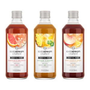 SodaStream Cocktail Mixers: Non-alcoholic, Variety Pack, 11.1 FL OZ (3-Pack)
