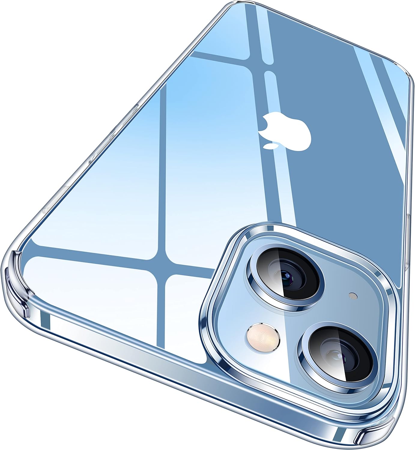 CASEKOO for iPhone 14 Case/iPhone 13 Case Crystal Clear, Military Grade Drop Protection, Shockproof, 6.1 inch, Clear