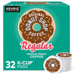 The Original Donut Shop Regular K-Cup Pods, Medium Roast, 32 Count