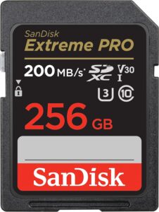 SanDisk 256GB Extreme PRO SDXC UHS-I Card - C10, U3, V30, SDSDXXD-256G-GN4IN