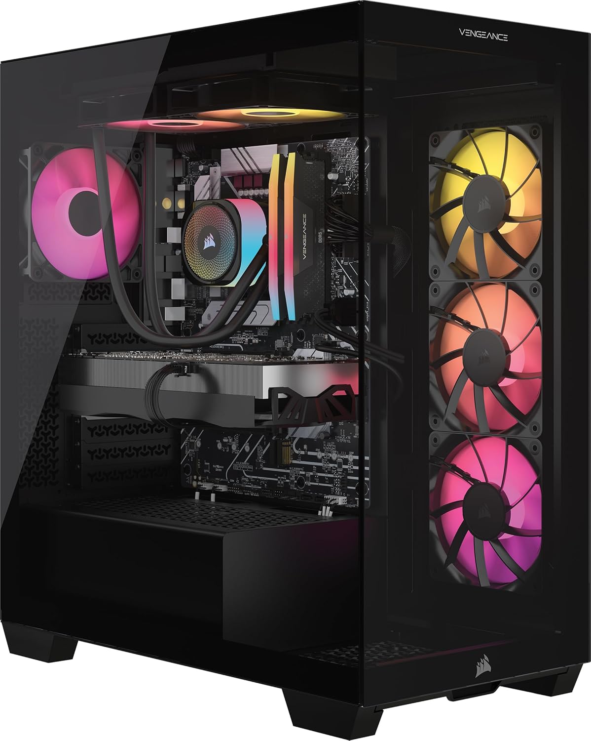Corsair Vengeance a7400 Gaming PC: Ryzen 7 7800X3D, RTX 5080, 32GB DDR5, 2TB SSD
