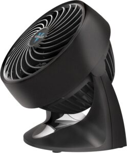 Vornado 133 Small Air Circulator Fan, 2 Speeds, Adjustable Head, Black
