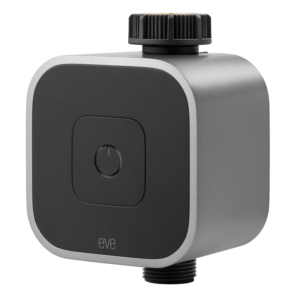 Eve Aqua Smart Water Controller for HomeKit, Siri, Auto Irrigation, No Bridge