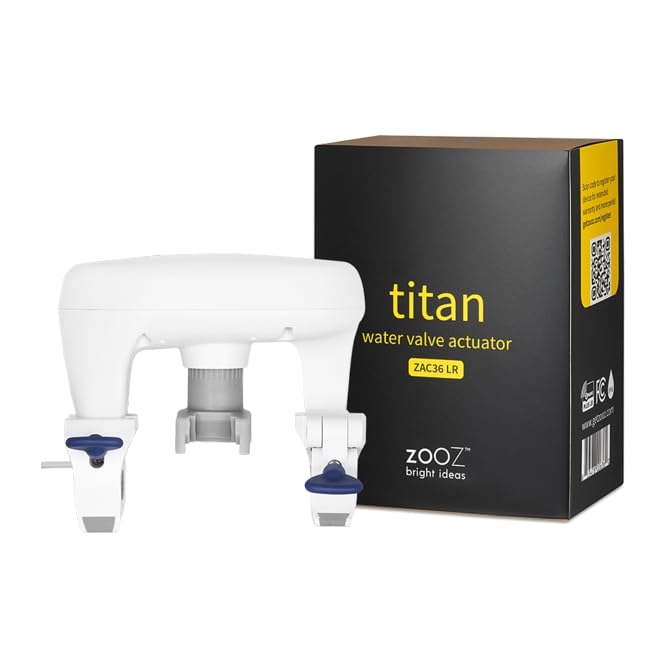 Zooz Z-Wave Long Range 700 Series Titan Water Valve Actuator ZAC36 | Z-Box, SmartThings, Ring Alarm
