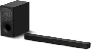 Sony HT-S400 2.1ch Soundbar with Wireless Subwoofer, S-Force PRO, Dolby Digital, Black