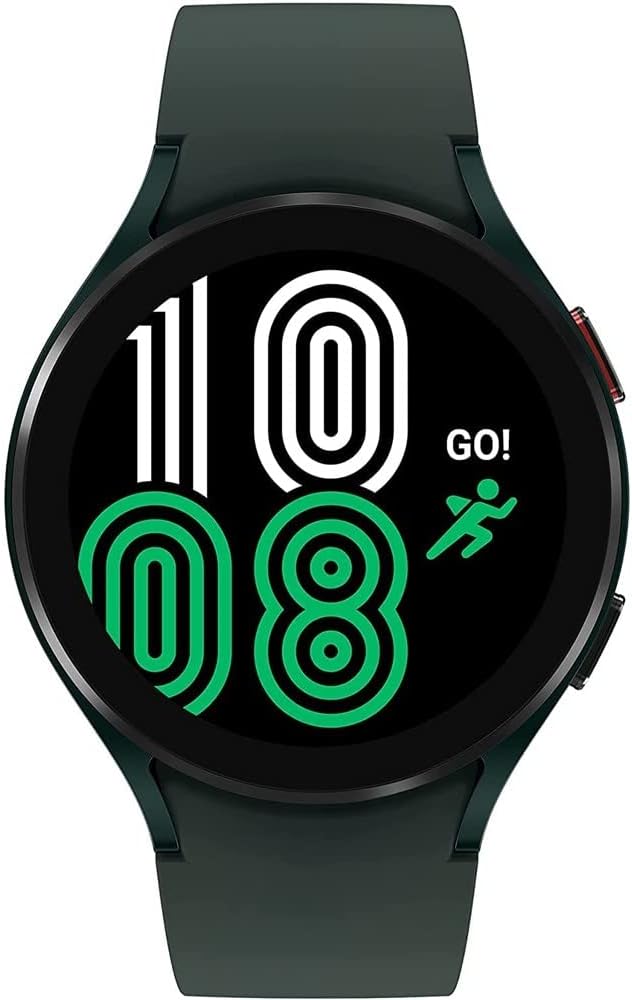 Samsung Galaxy Watch 4 44MM SM-R870 Aluminum GPS Only Green (Renewed)