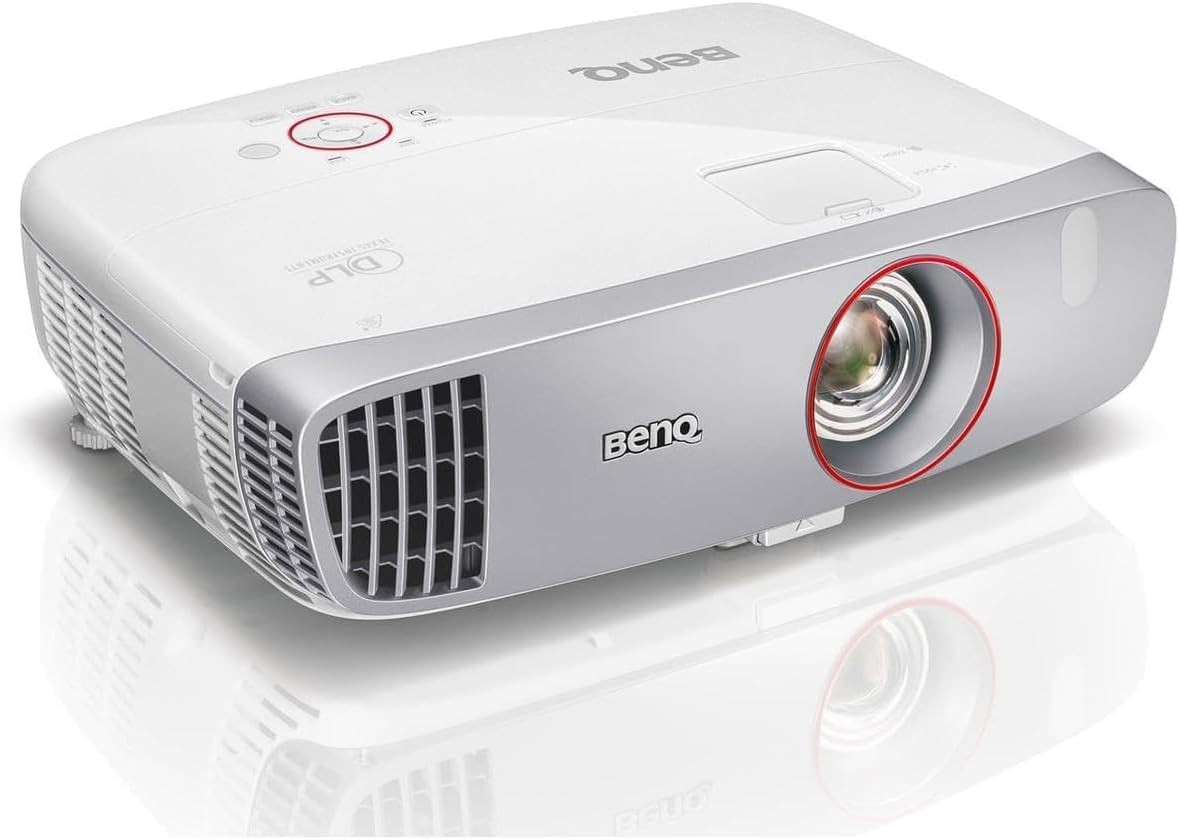 BenQ HT2150ST 1080P Short Throw Projector | 2200 Lumens | 96% Rec.709 | Low Input Lag | Netflix & Prime Video, White